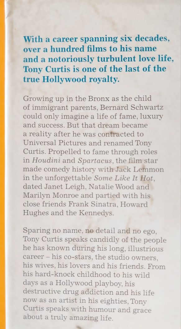 Tony Curtis - My Autobiography