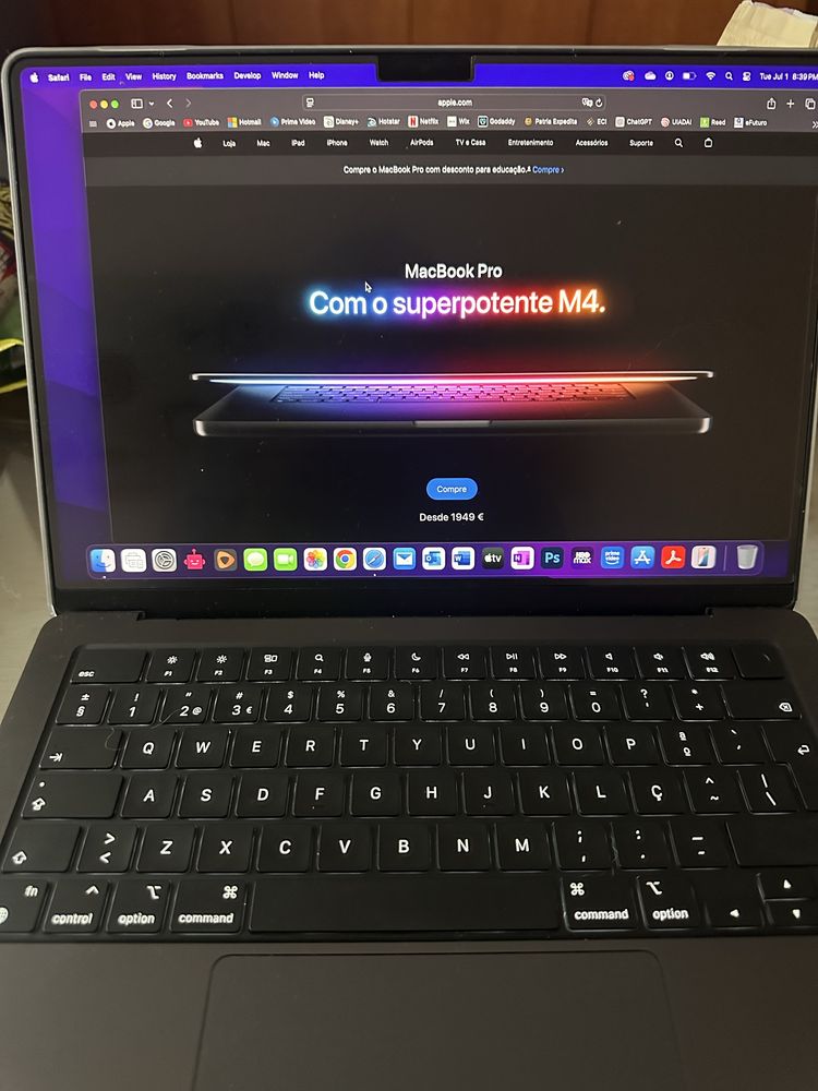 Macbook Pro M3 18/512GB Black