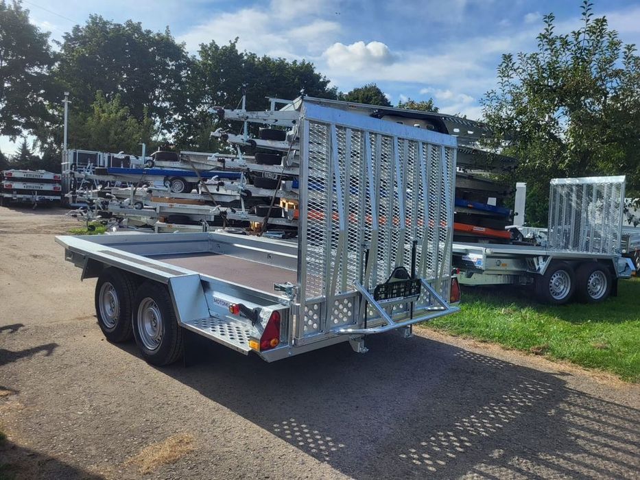 Brenderup Przyczepa Brenderup MT3651DMC 3500kg do przewozu koparki minikoparki  Przyczepa Brenderup MT3651DMC 3500kg do przewozu koparki minikoparki