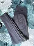 Gym Glamour, rozmiar S, leginsy deep push up seamless dark grey, szare