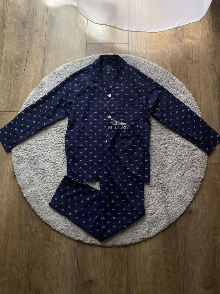 Piżama Polo Ralph Lauren blue label