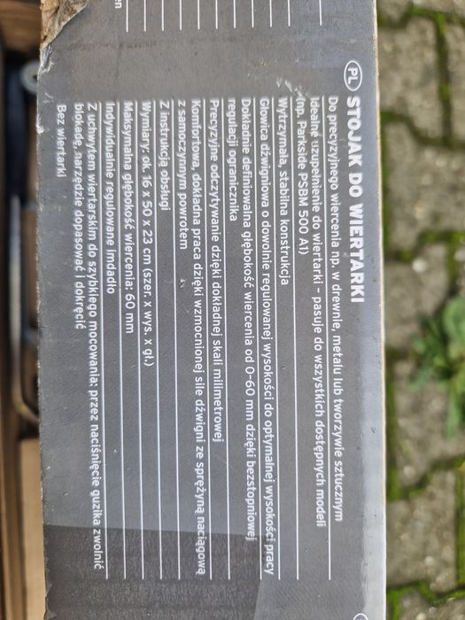 Stojak do wiertarki