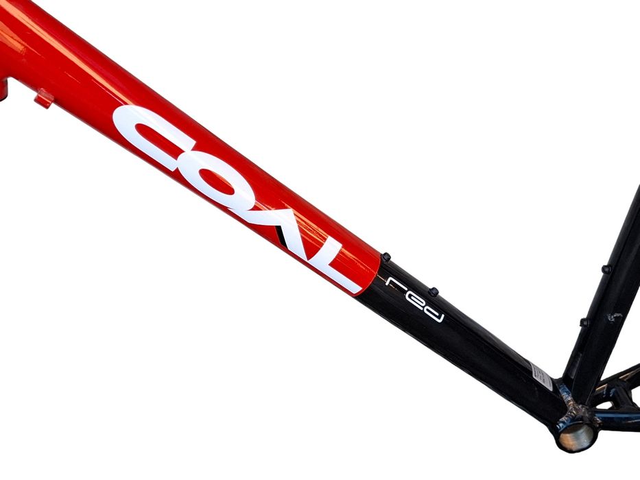 Nowa Rama Rowerowa Corratec Coal Red MTB 55cm + Hak V-Brake Disc 26"