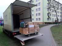 Transport, przeprowadzki,kartony do pakow ania, utylizacje na ZGK tax