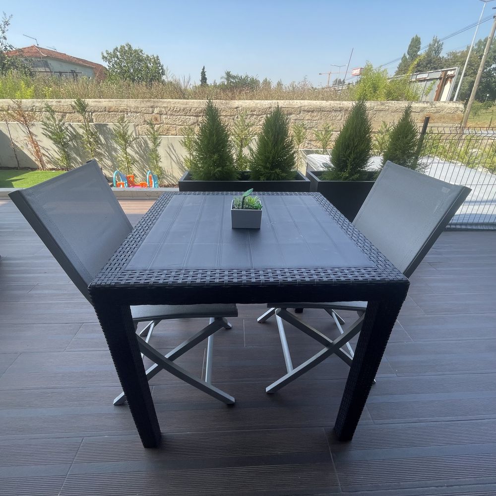 Mesa com 2 Cadeiras Jardim - Alta Qualidade