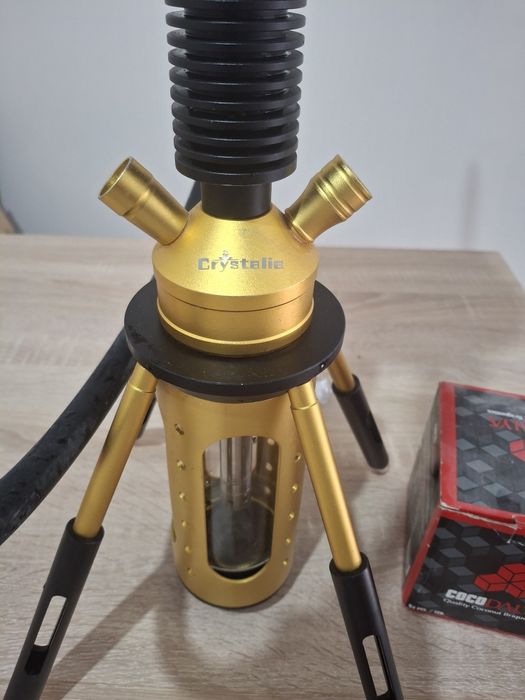 Sheesha Crystalio dourada