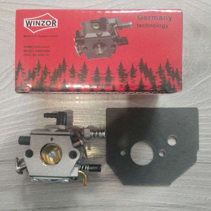 карбюратор  бензопилы  4500/5200 виробник winzor (якість)