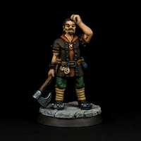 Dunkeldorf Miniatures Drwal 28 mm Warhammer