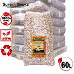 Zrębki Wędzarnicze Super Smoke BUK KL-13 (12-18mm) Extra Large 60L