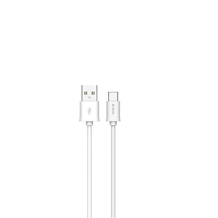 Devia Kabel Smart Usb - Usb-C 1,0 M 2,1A Biały