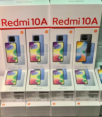 Xiaomi Redmi 10A 4/128 4/64 3/64 2/32GB Gray, Blue, Silver. ЧОХЛИ СКЛО