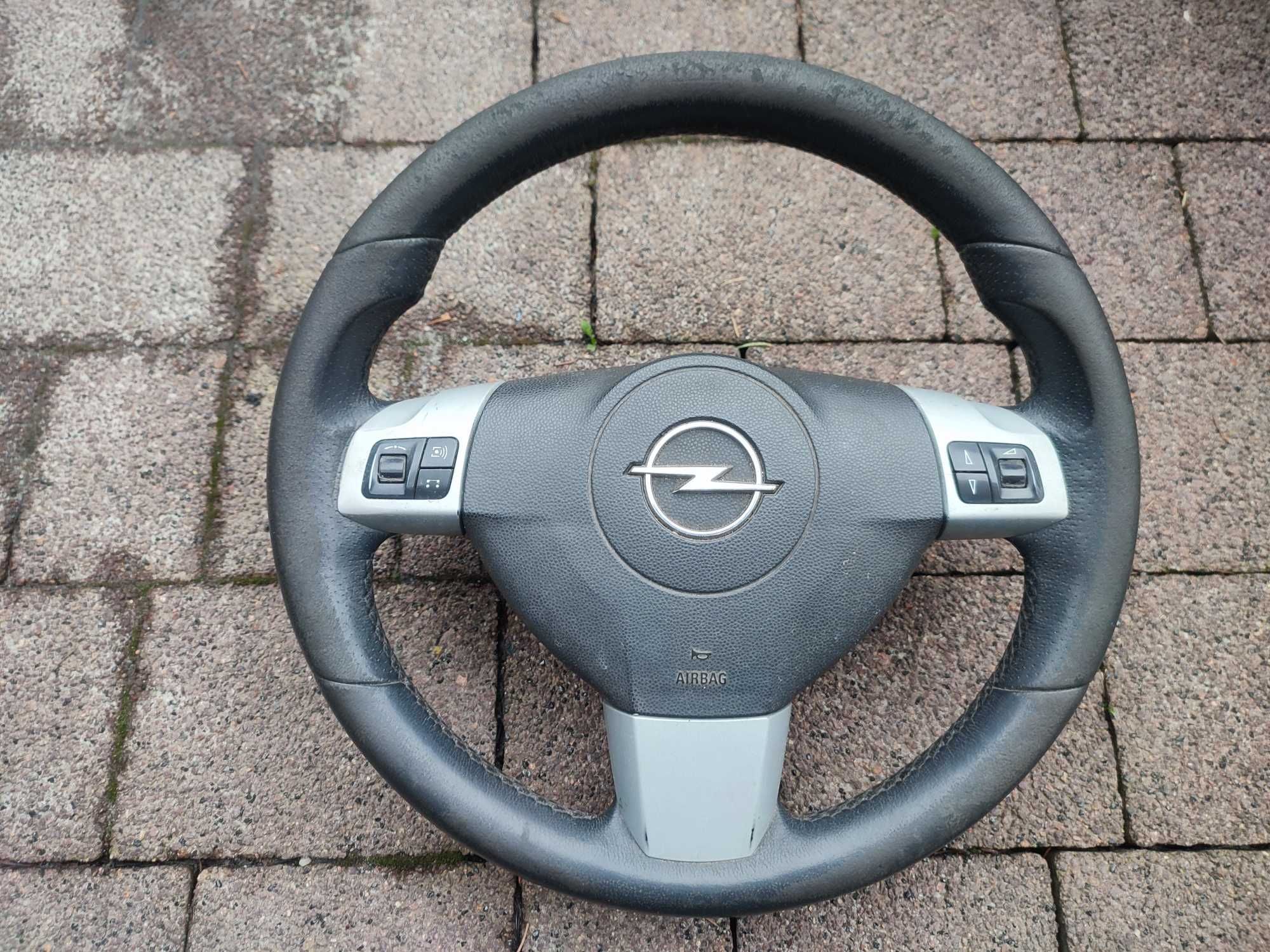 Kierownica Skóra Multifunkcja Opel Astra III H OPC