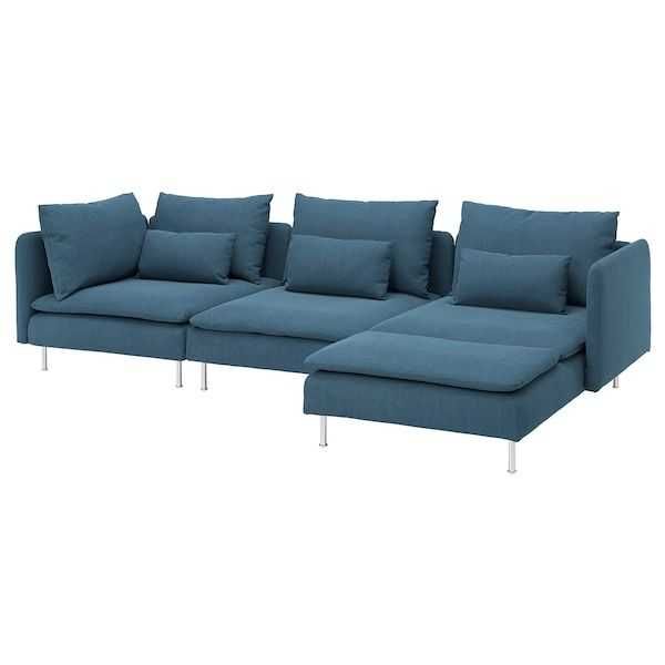 Sofa SODERHAMN 4-osobowa Tallmyra jasnozielony Ikea transport GRATIS