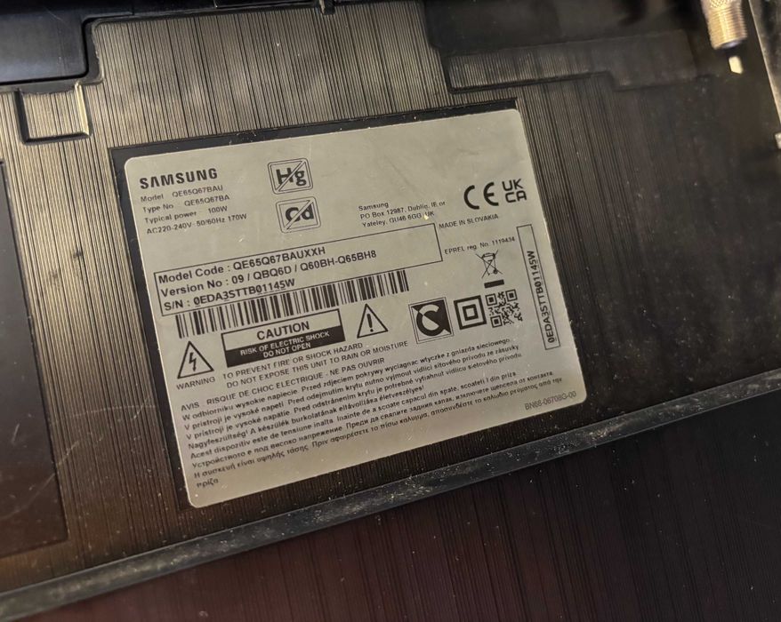 Samsung QE65Q67BAU 65 cali