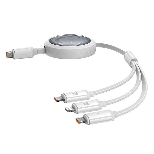 Kabel Baseus Free2Draw CB zwijany USB-C - Lightning / USB-C / micro US