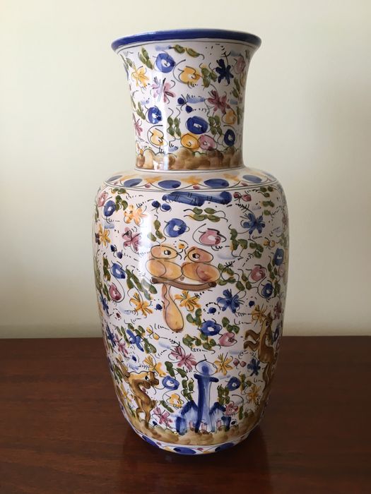 Jarrão pintado á mão, sec.XVll