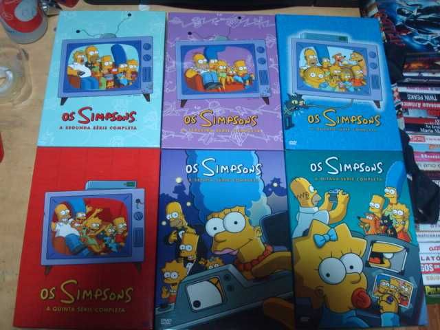 lote series originais poirot,simpsons,Seinfeld,benny hill etc