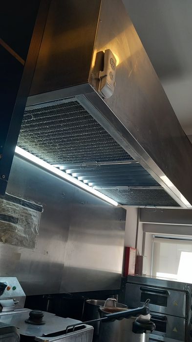 Hotte-Coifa aço inox com filtros