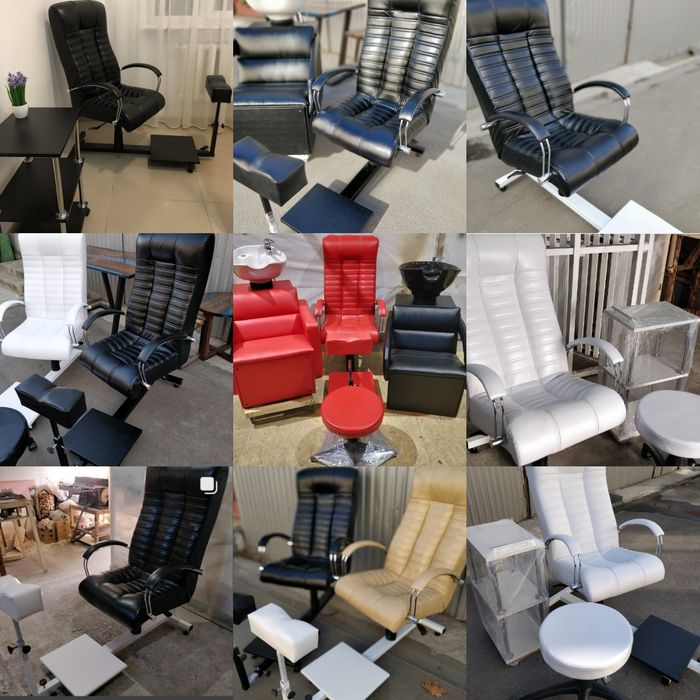 Обладнання для Салону краси,перукарська мийка, кушетка, Зеркало