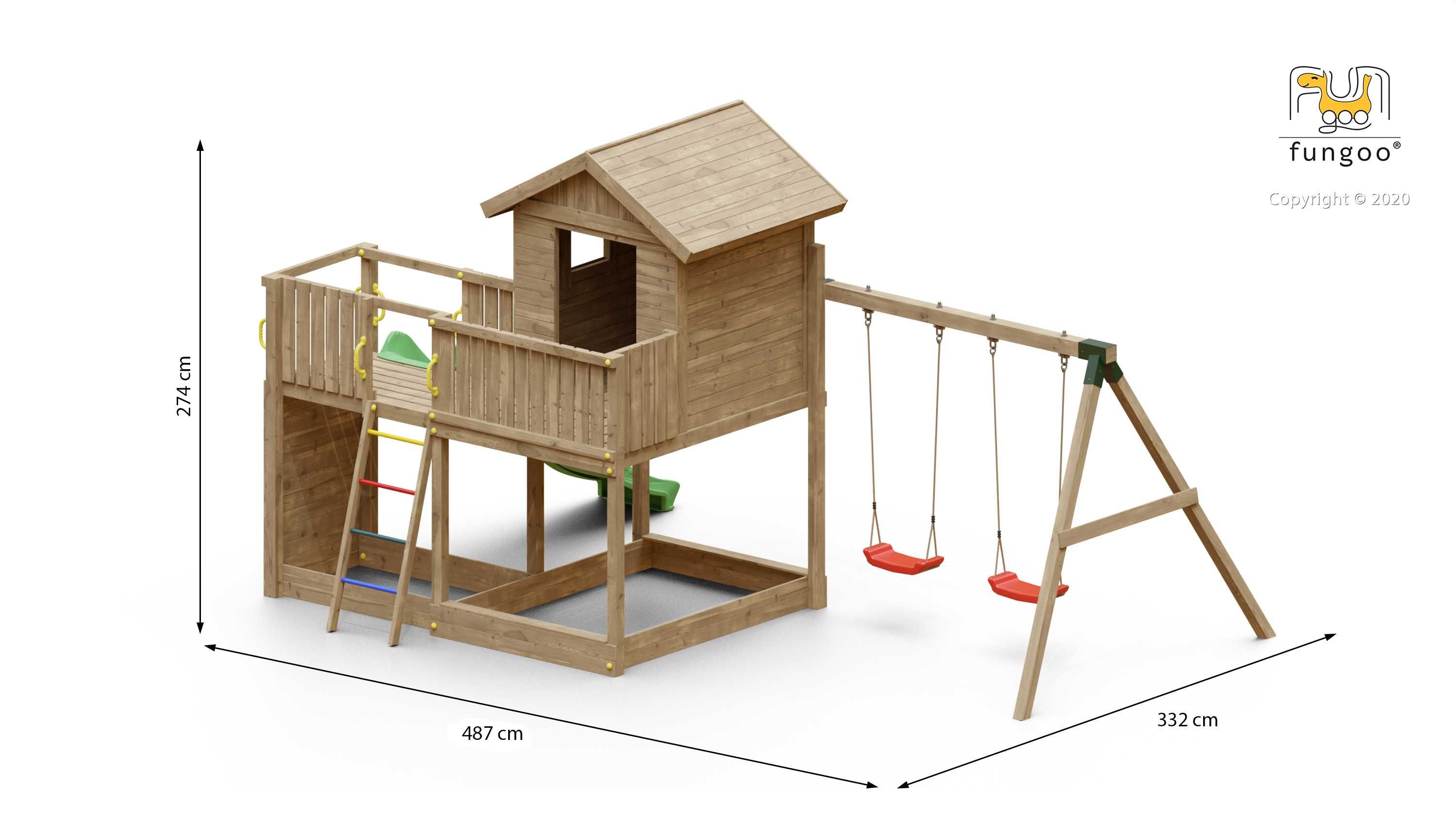 Duży plac zabaw, Domek, Huśtawka, DARMOWA DOSTAWA, Wysyłka 2-3 dni