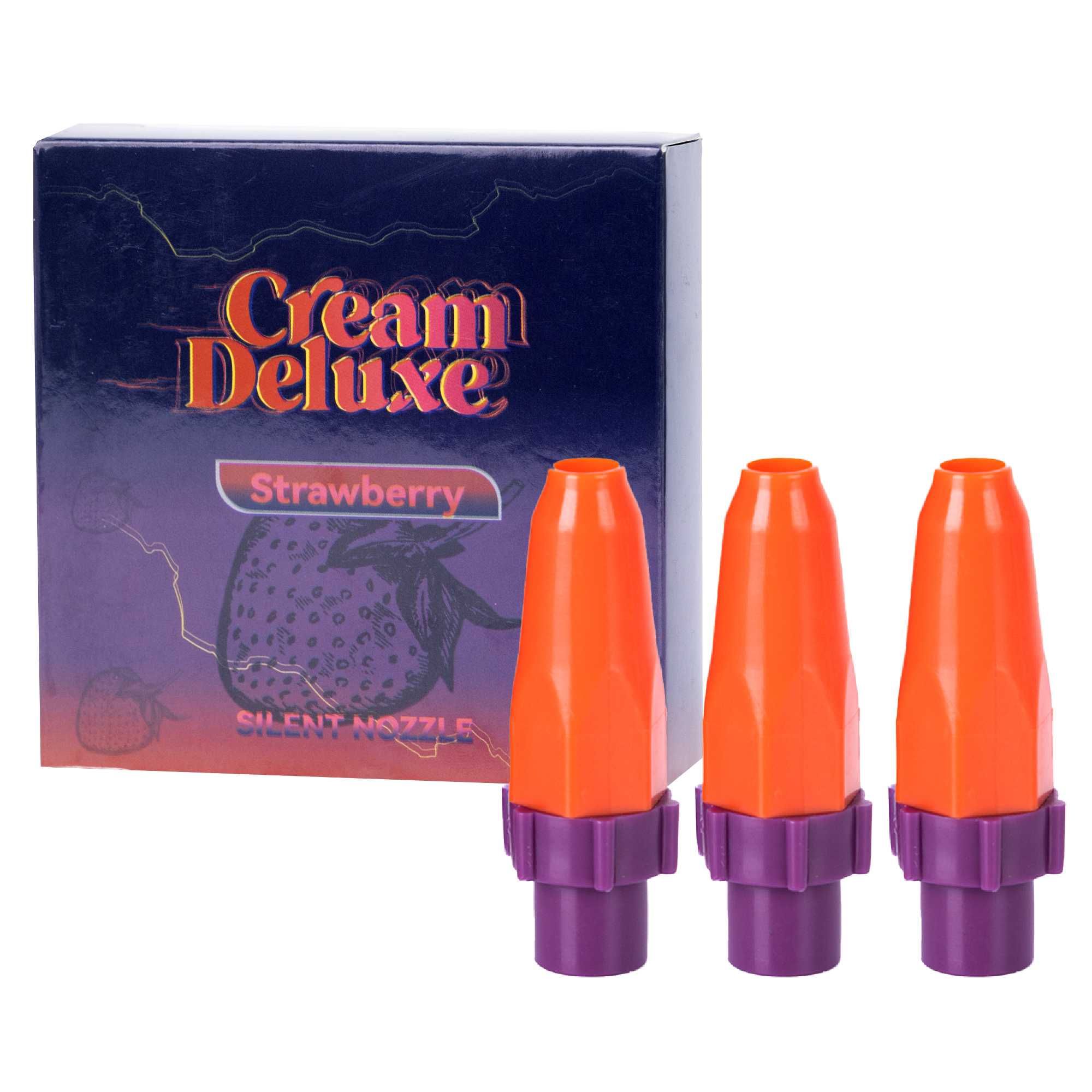 Cream Deluxe Flavored Silent Nozzle Truskawka