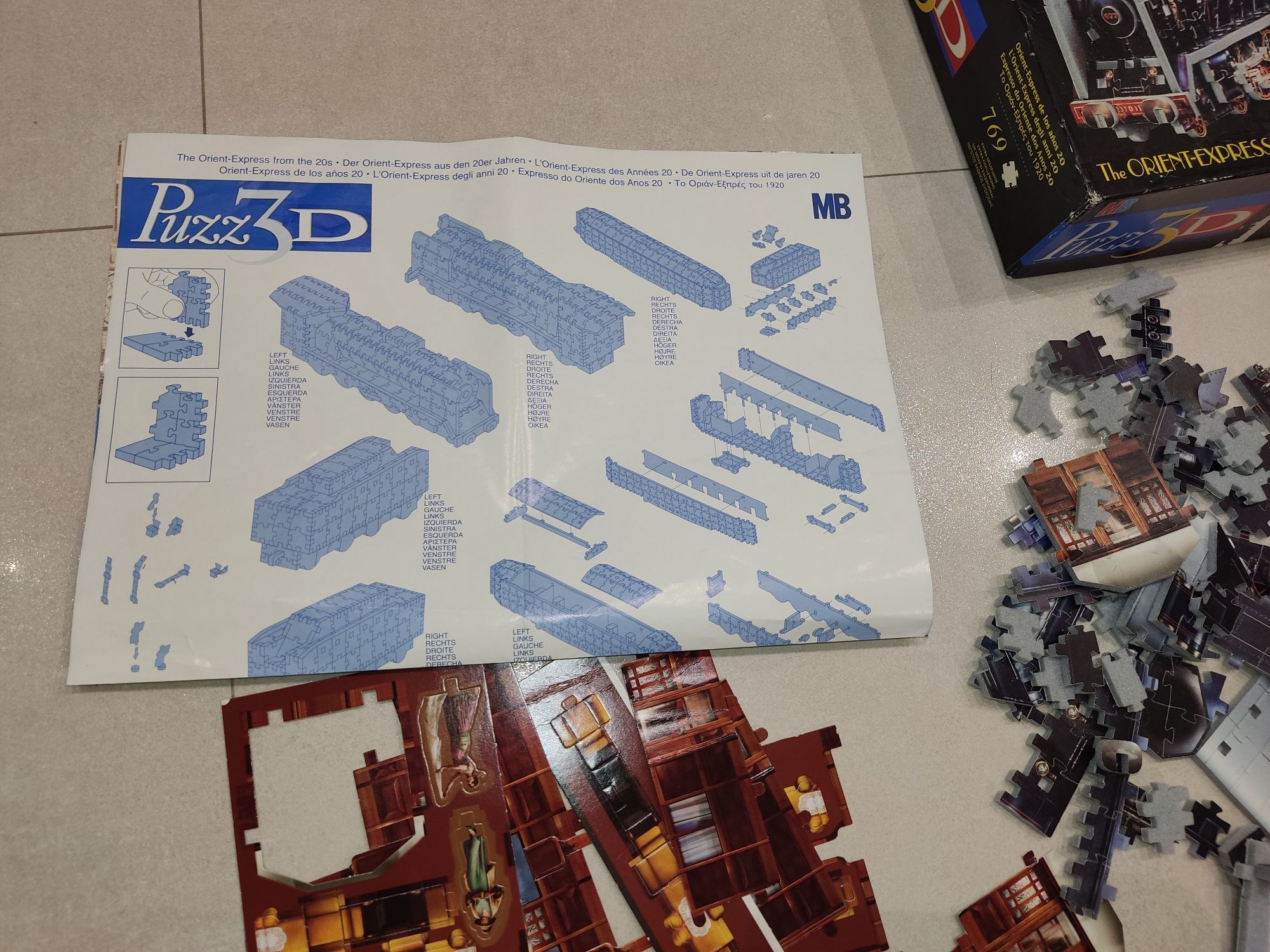 Puzzle 3D orient express