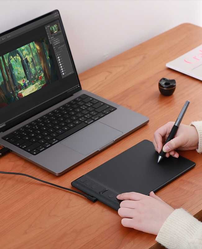 Графічний планшет Huion Inspiroy 2 S (H641P) + рукавичка в подарунок