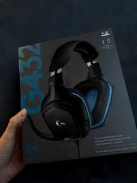 Logitech suchawki gamingowe G432 7.1 Surround - Black/Blue - USB