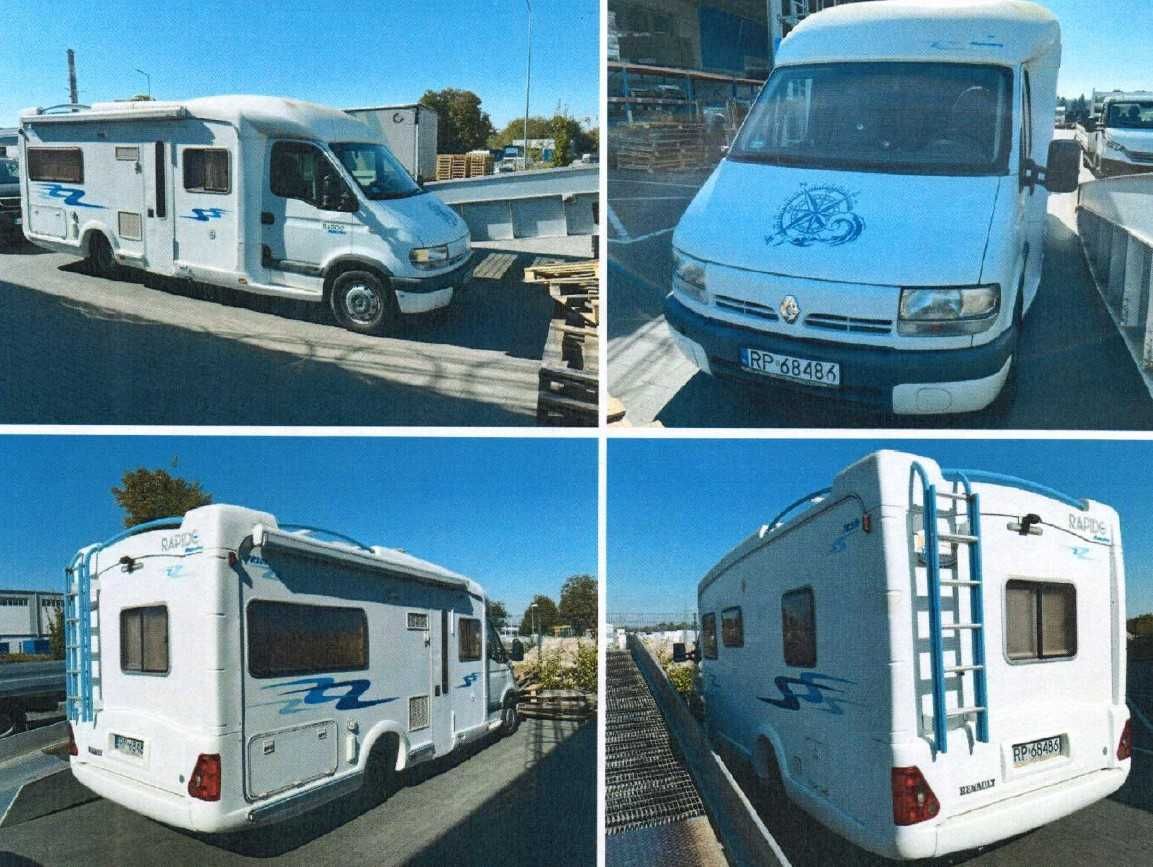 Renault Master 3.5t kempingowy, sprzedaż syndyka