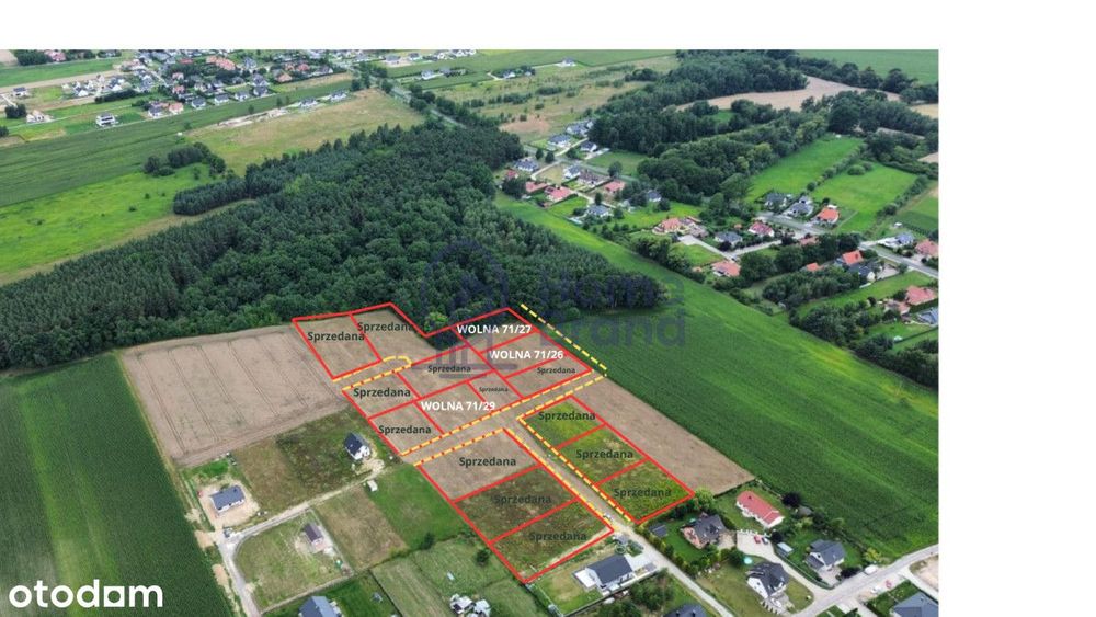 Działki przy Lesie| Szczytkowice| 3 ostatnie
