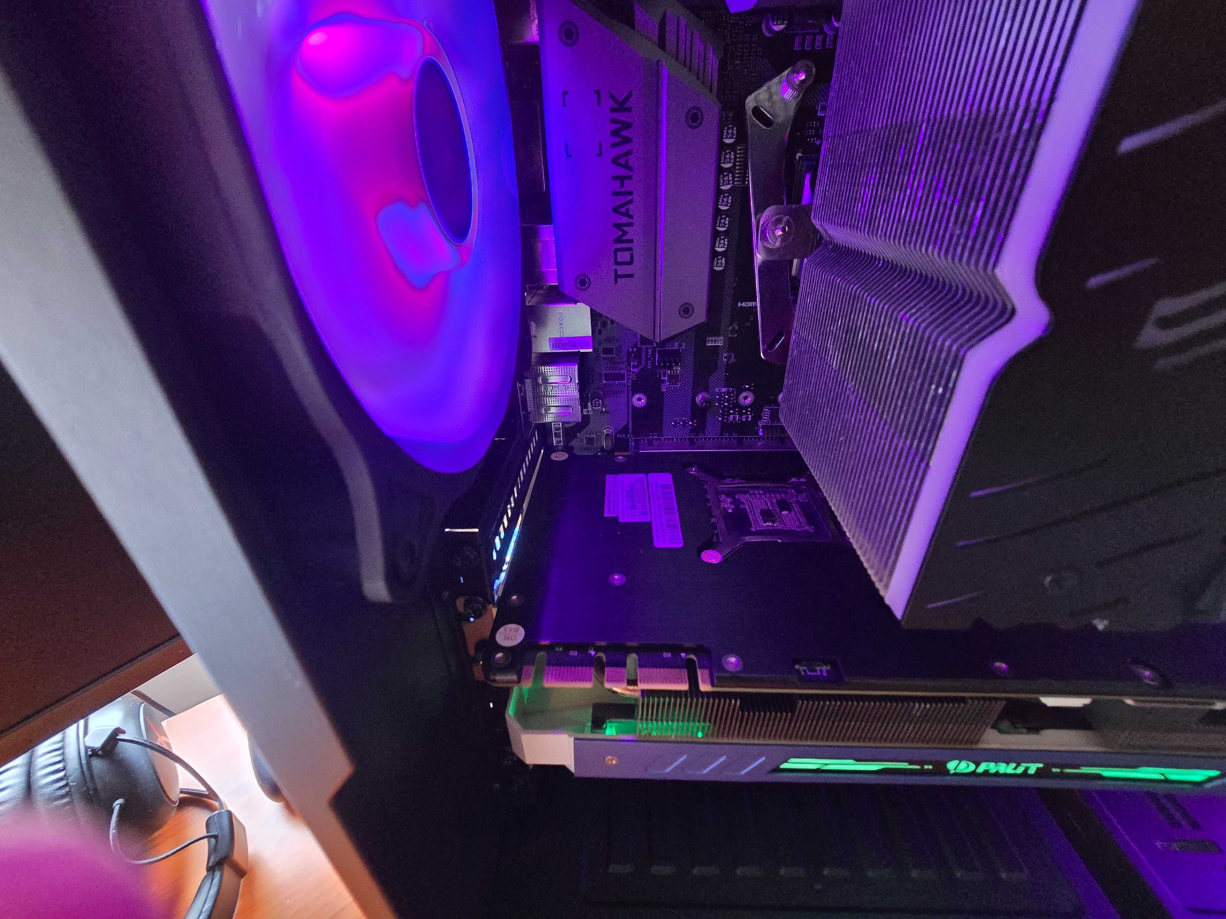Komputer Gammingowy/Ryzen 5 5600/gtx 1080/ssd/500gb/dd4/16gb./rgb.