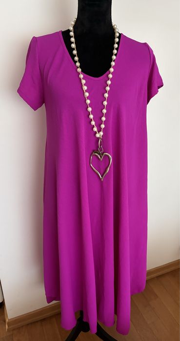Vestido Fuscia.