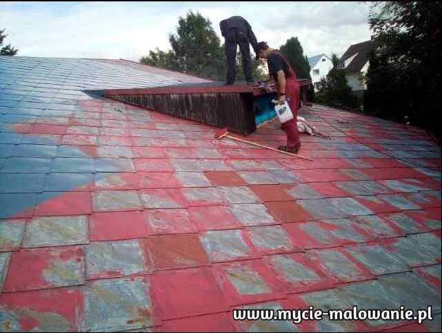 mycie malowanie elewacji dachu kostki polbruku hal paneli PCV