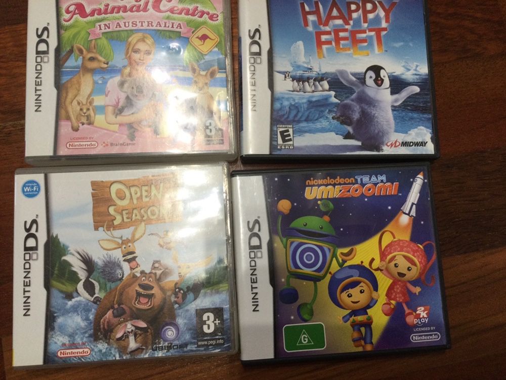 Gry nintendo Ds happy feet umizoomi open season animal center