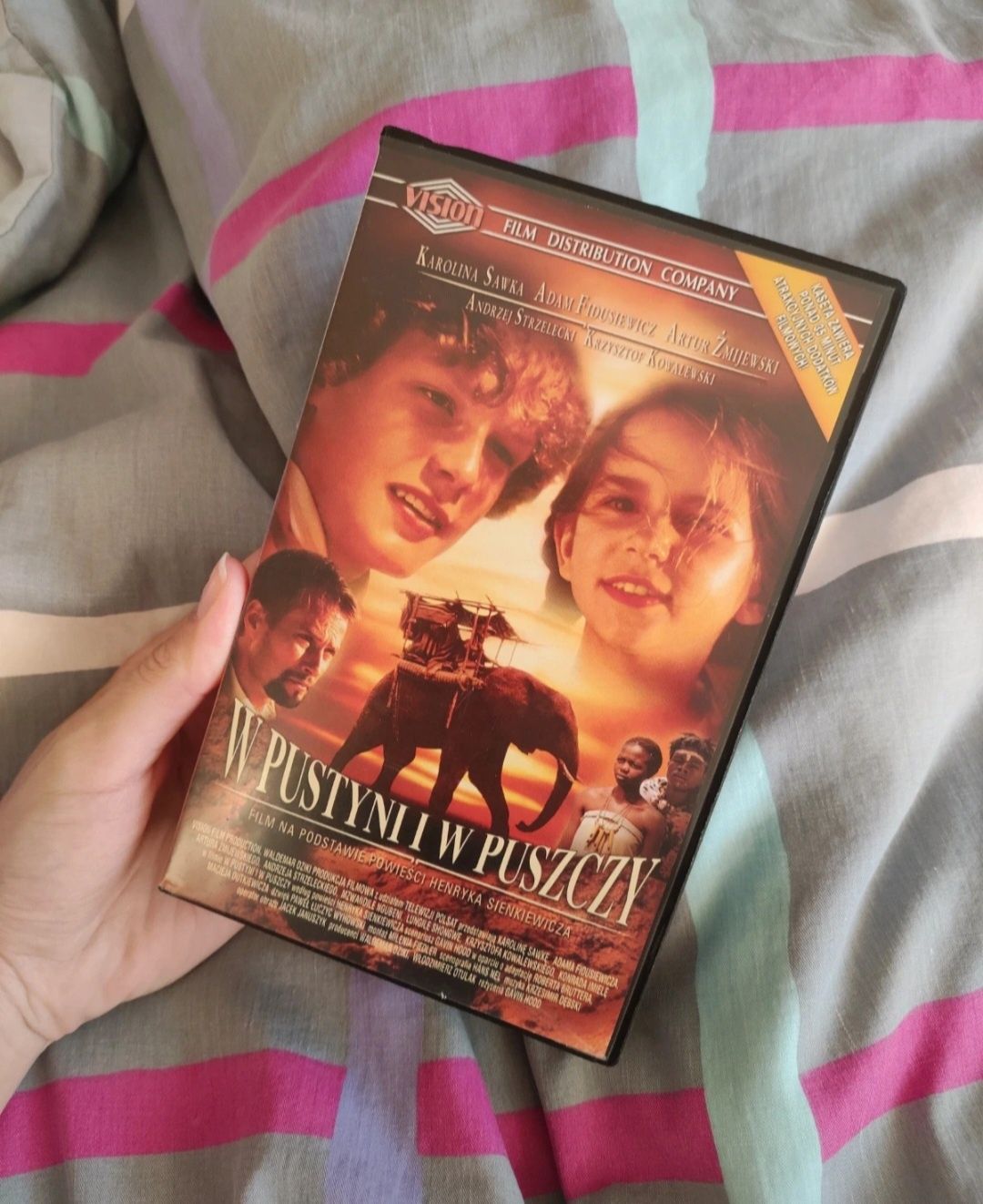 Kaseta VHS W pustyni i w puszczy