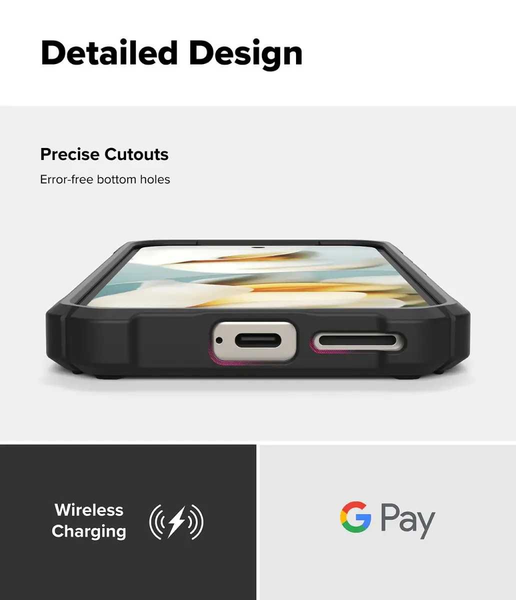 Чехол Ringke Rugged Gear Magnetic для Google Pixel 9a Black