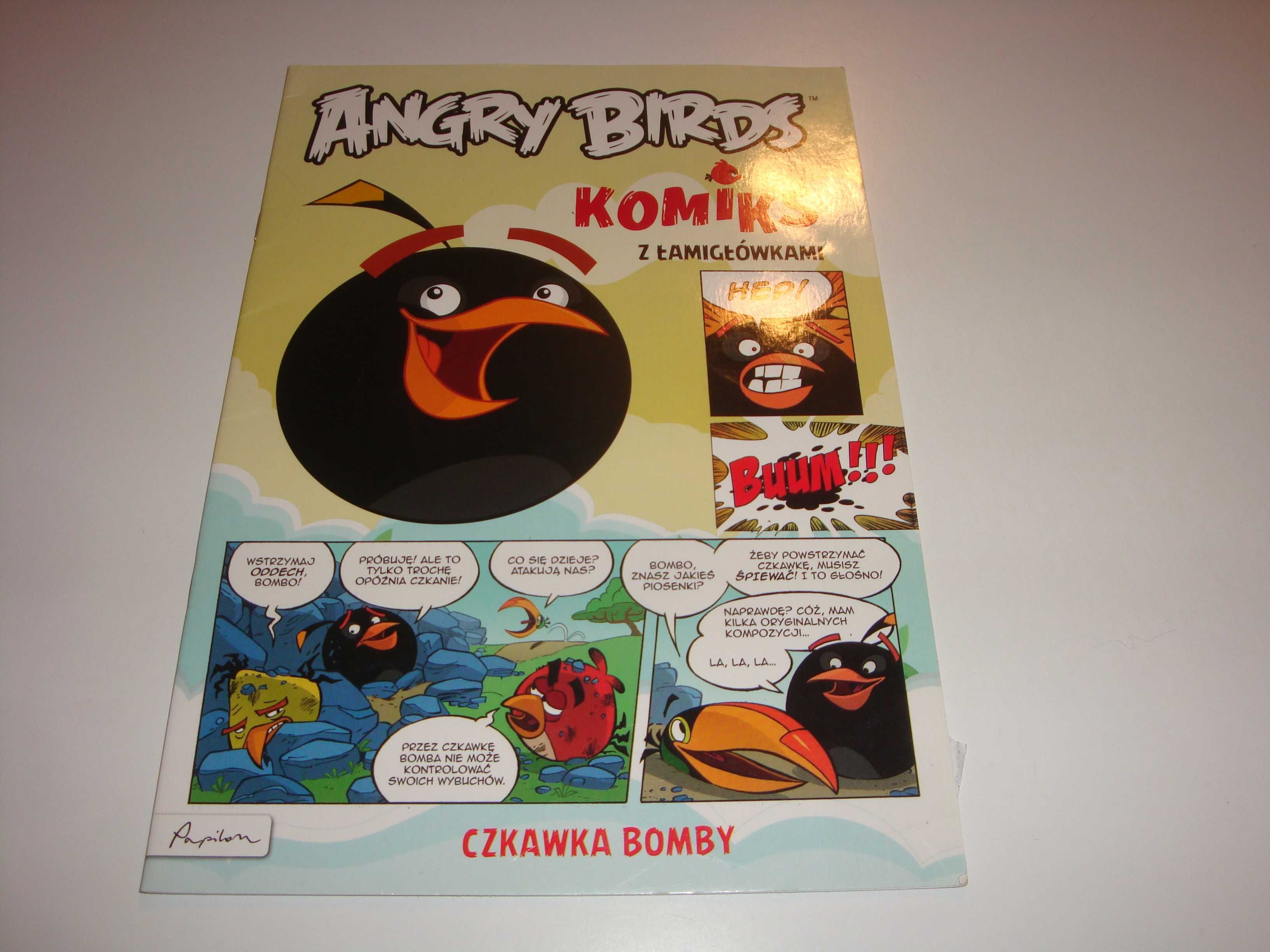 Angry Birds. Komiks z łamigłówkami. Czkawka Bomby Praca zbiorowa