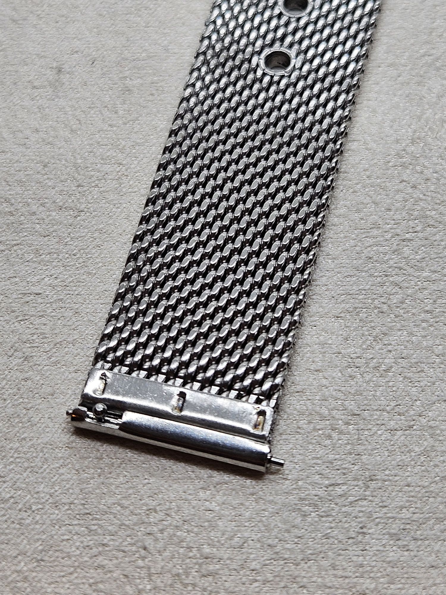 Pasek bransoleta mesh 20mm Motylek jak Seamaster Bond