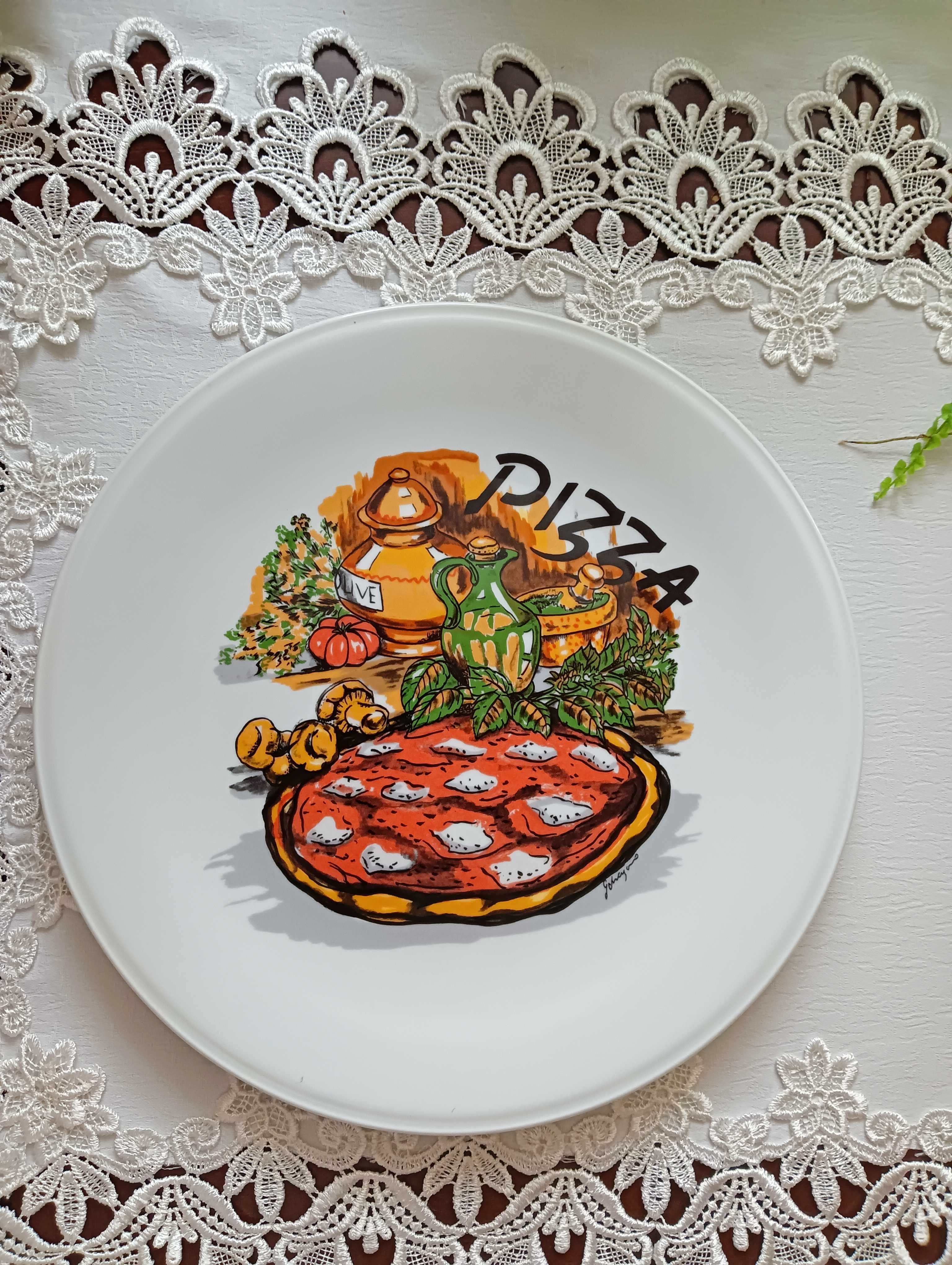 Talerz do pizzy porcelanowy Lubiana 30,5 cm