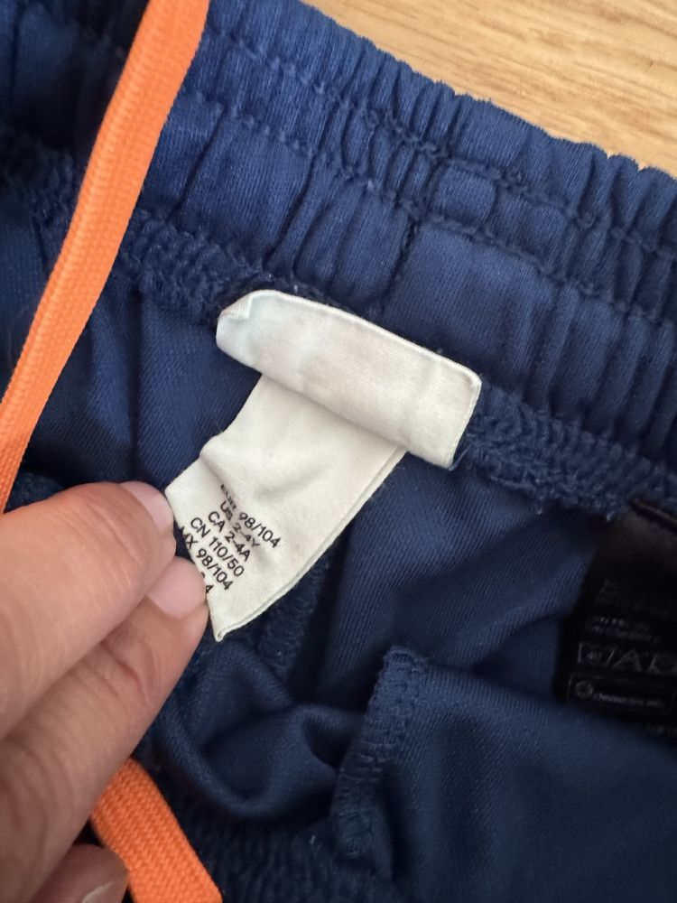 Zestaw H&M sport koszulka spodenki 98/104