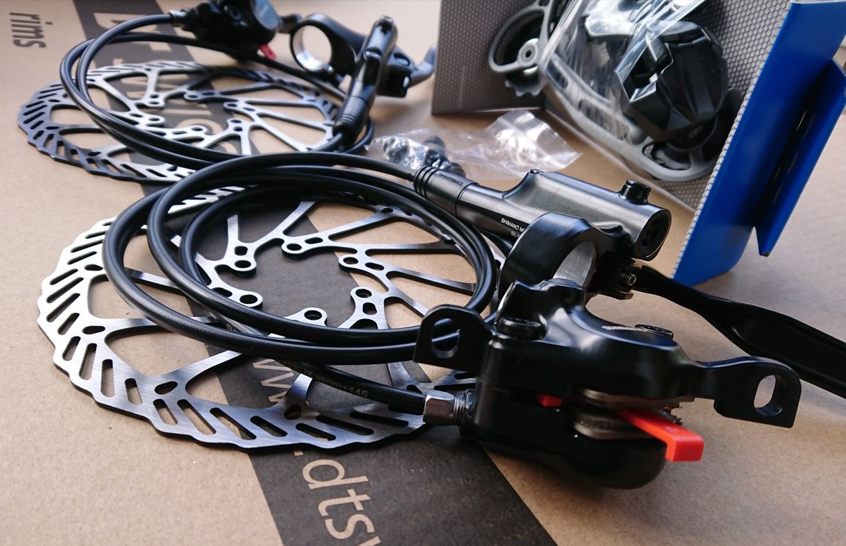 Гальма Тормоза Shimano MT200/ Перекидка Deore RD-592 SGS