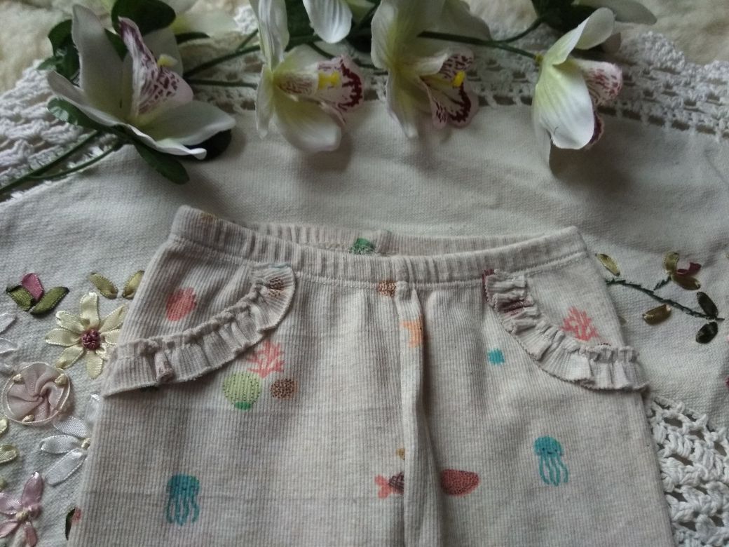 Legginsy prążkowane dla dziewczynki r.80 5.10.15