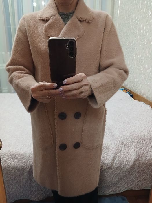 Пальто ангорове, розмір 48-50