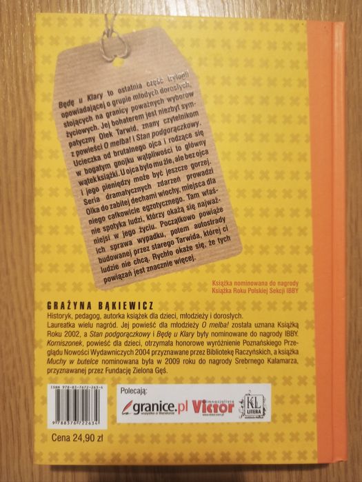 " Będę u Klary" Grażyna Bąkiewicz