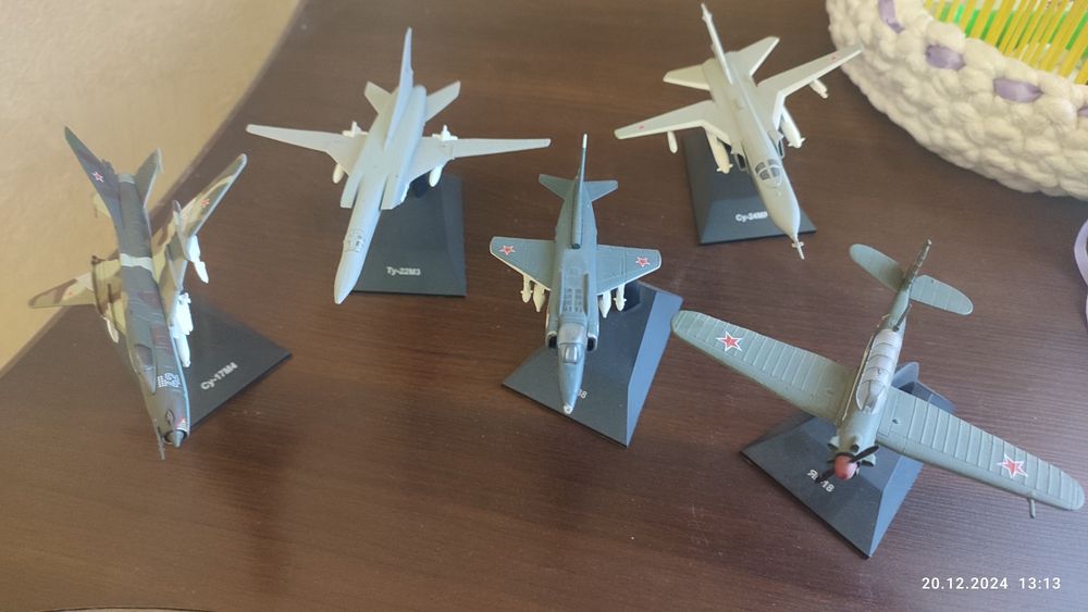 Легендарные самолёты DeAgostini 80 штук