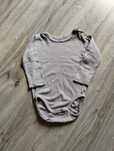 r. 68 H&M body na długi rękaw dla dziewczynki cappuccino