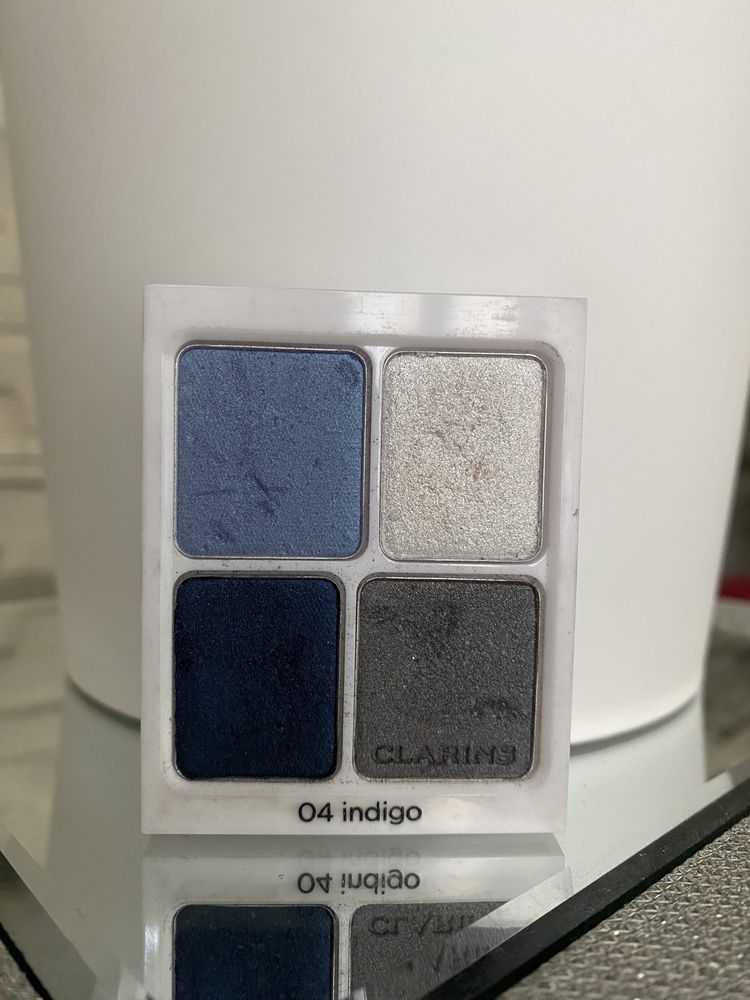 Clarins paleta cieni 04 indigo niebieska cienie cień do oczu