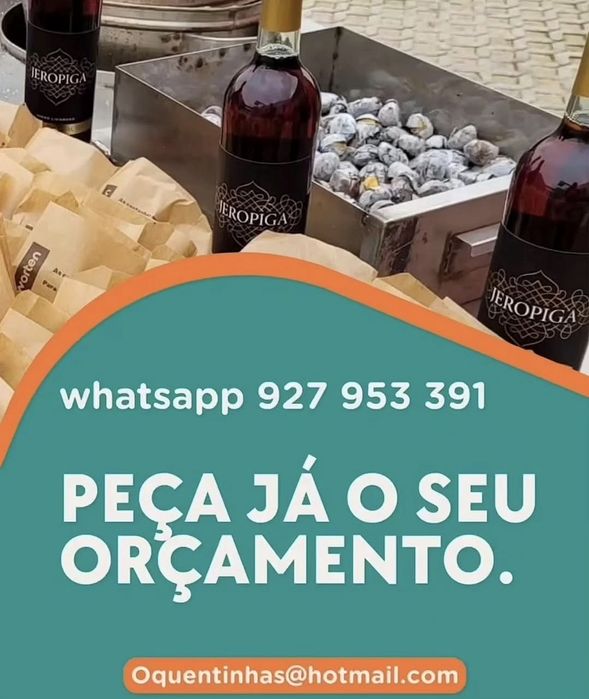 Castanhas assadas eventos