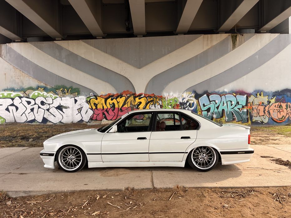 BMW 520i E34 2.0 R6 LPG, Automat, Gwint, Gleba, Stance, Szyber, Skóry