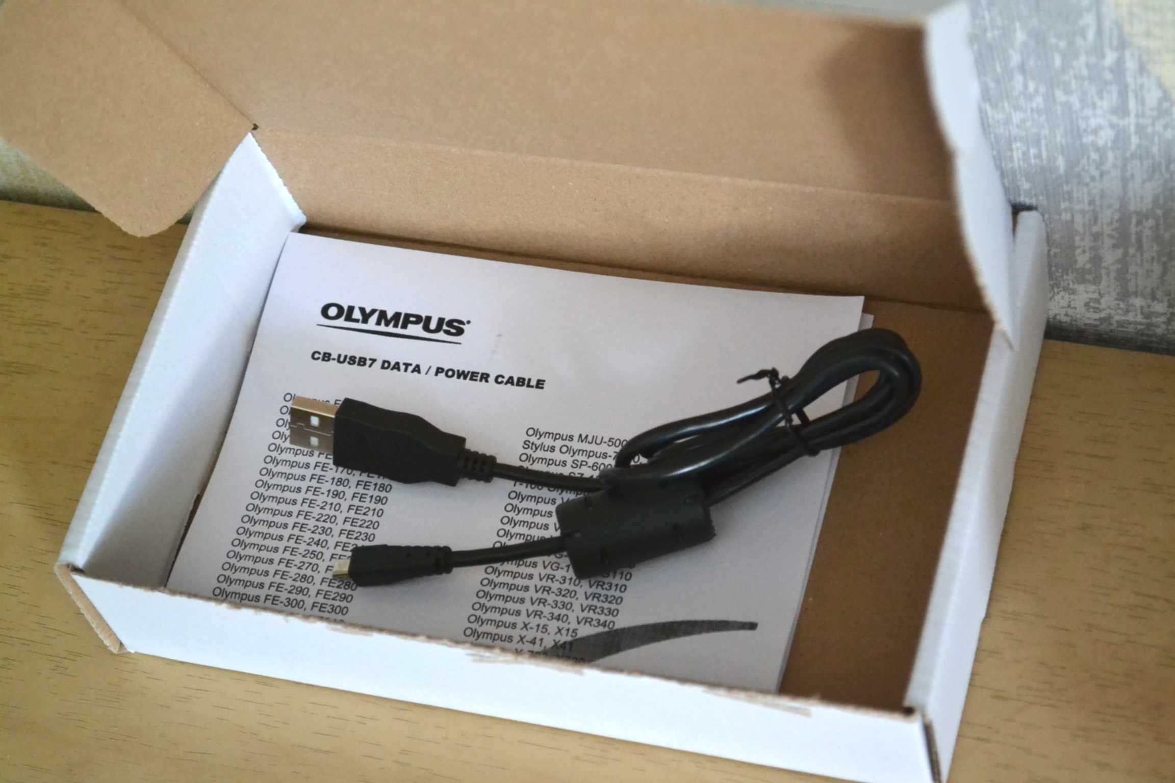 kabel usb OLYMPUS CB-USB7 min do FE-20 190 T100 X- V- także do NIKON D